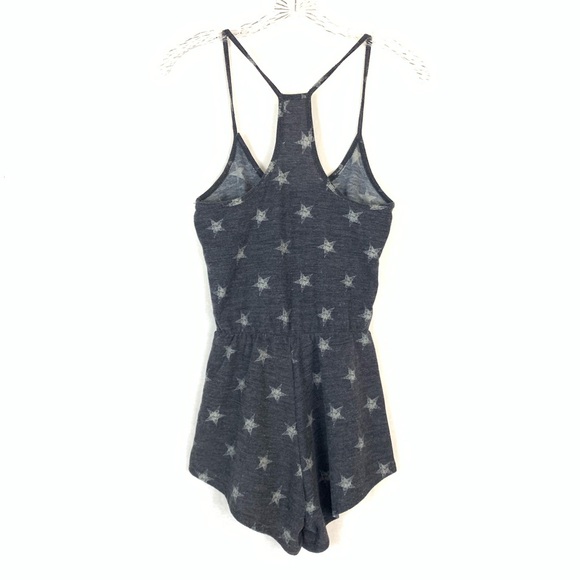 Antistar Gray Star Racerback Shorts Romper NWT - Picture 2 of 6